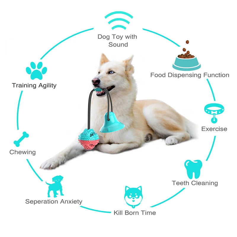 Barkley GoldenGnaw Suction Ball