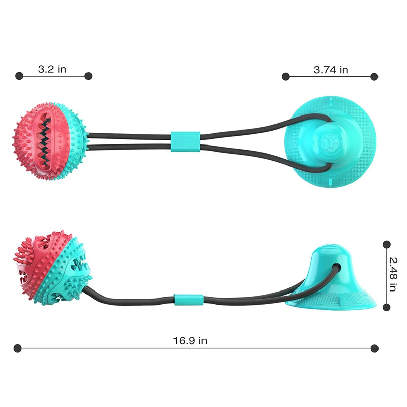 Barkley GoldenGnaw Suction Ball
