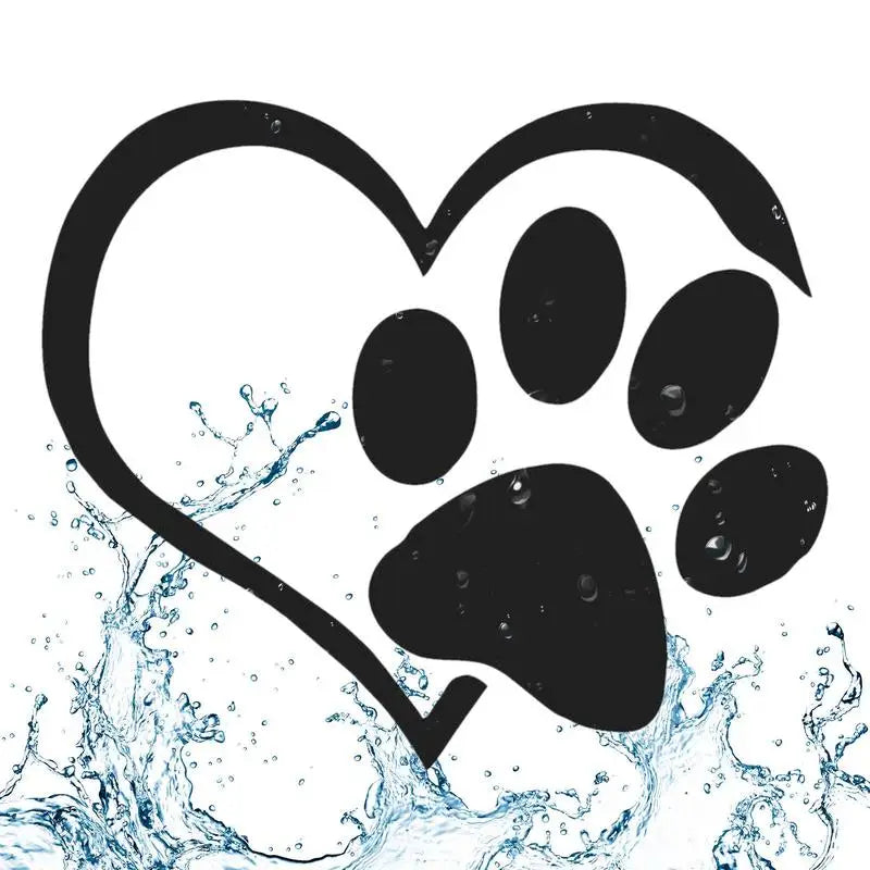 Barkley Pawfect Love Car Window Decals